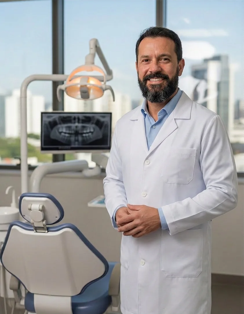 Dr. Fernando Vasconcelos, cirurgião dentista disponível